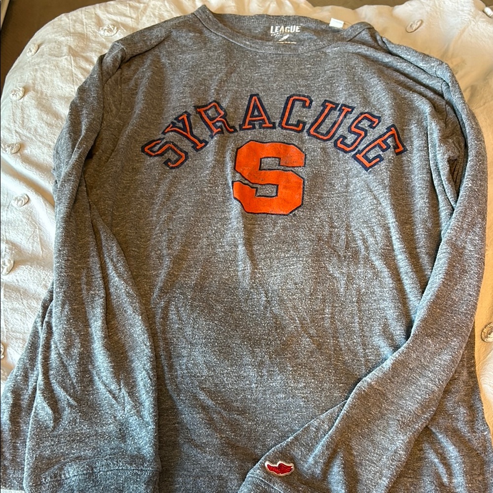 League Syracuse Gray Long Sleeve Shirt